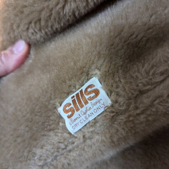 Sills by Bonnie Cashin Coat - Tan Suede with Buckles, Faux Fur sold as is - Picture 3 of 11